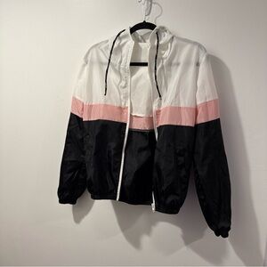 SHEIN hooded windbreaker